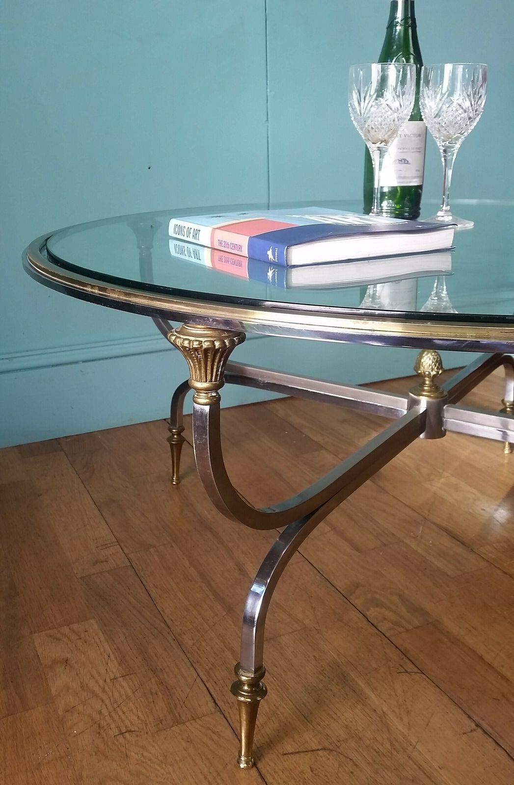 French Maison Jansen Coffee Table photo vintage