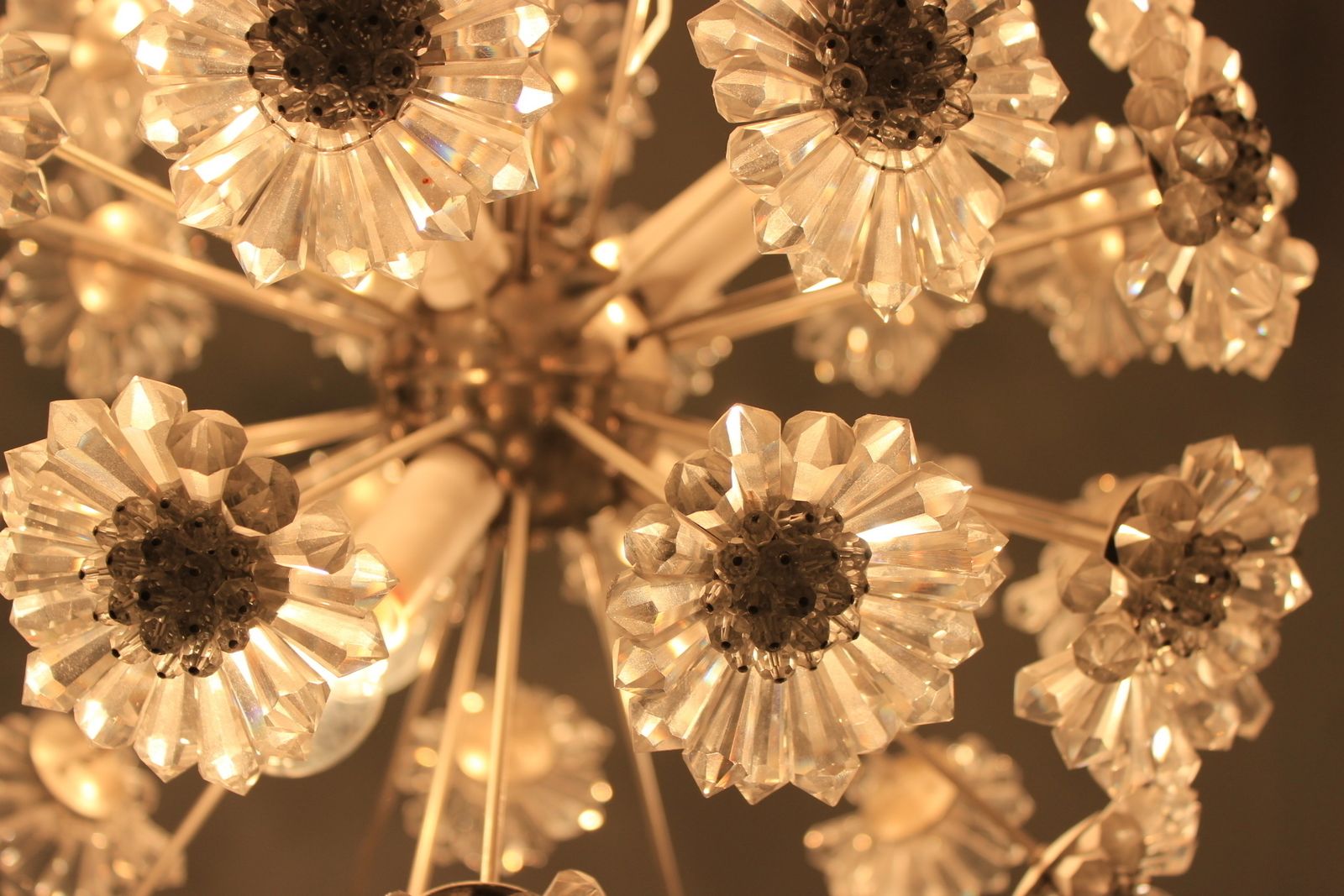 Midcentury Chandelier Dandelion, Sputnik photo furniture