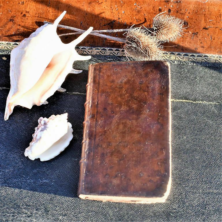 Antique Rare 1767 Joseph En Neuf Chants Paul Jérémie Bitaubé Leather Bound Book photo for sale