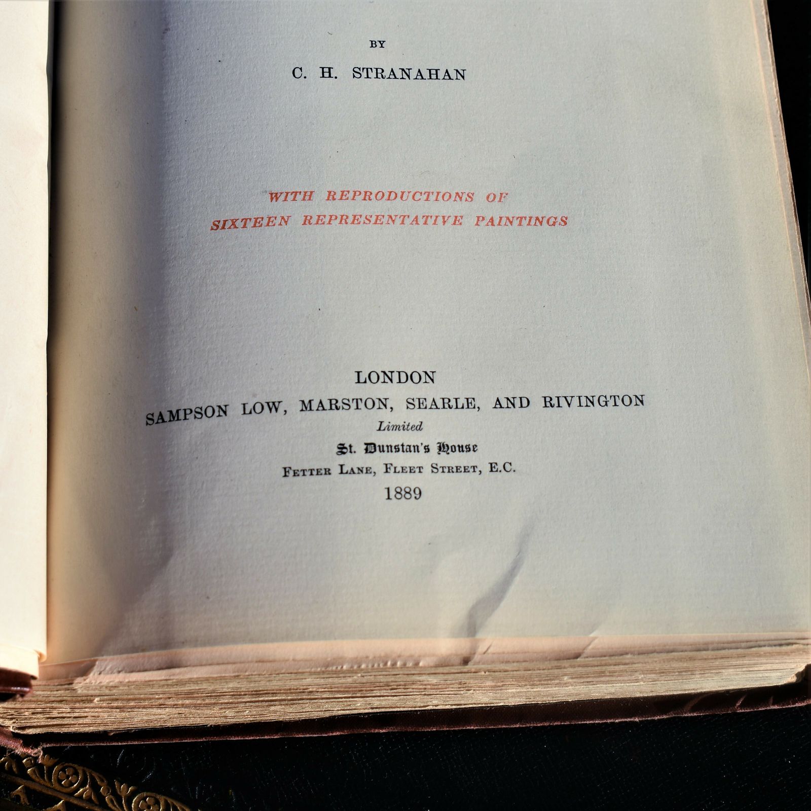 Antique Rare 1889 History Of French Painting Book Ch Stranahan Illustrations photo for sale