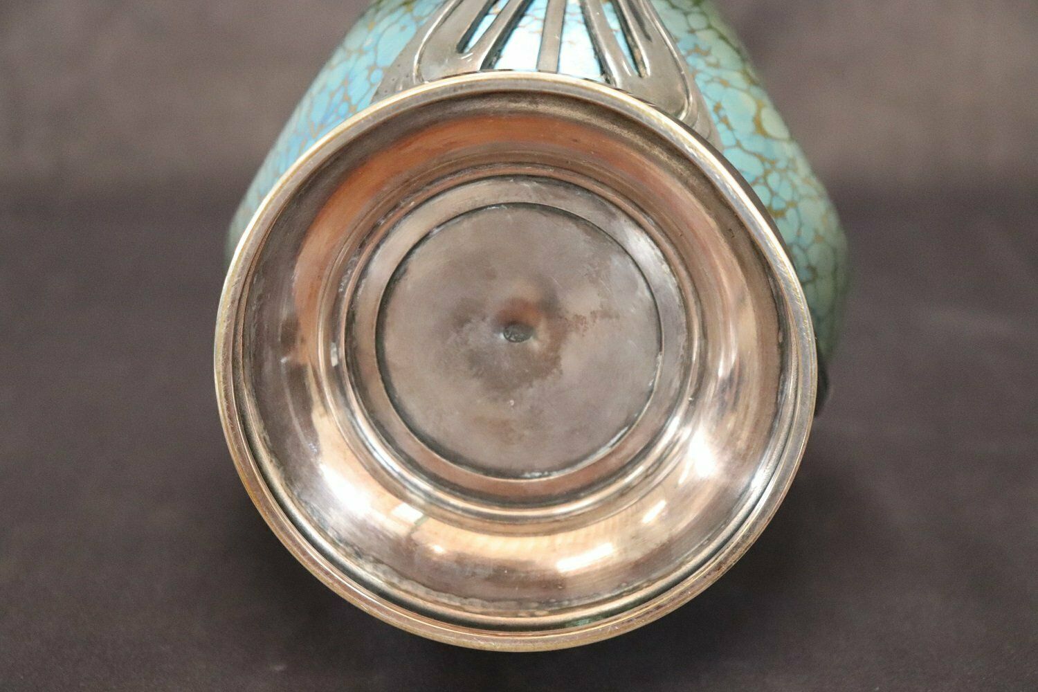 Art Nouveau Vase By Moritz Hacker And Johann Loetz Witwe, 1900s photo vintage