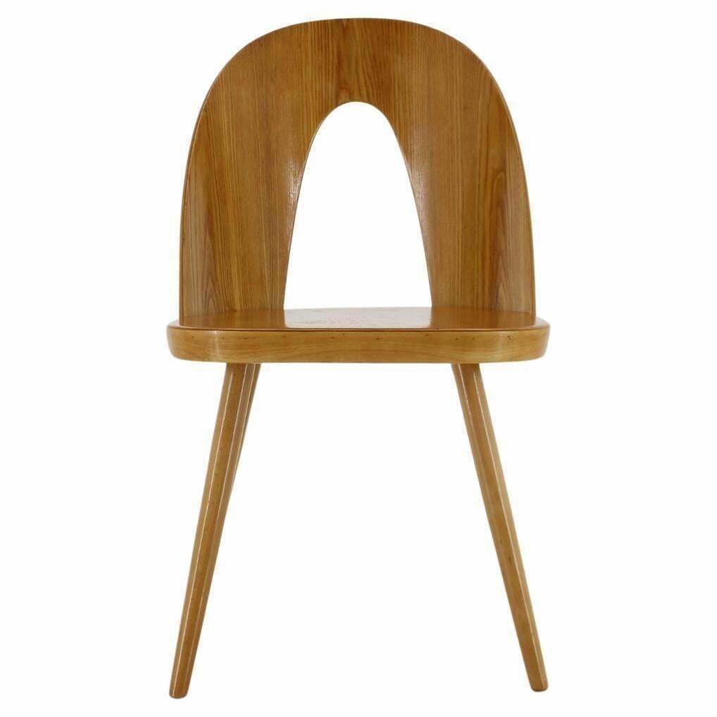 1960s Antoni Suman Chair In Walnut, Czechoslovakia