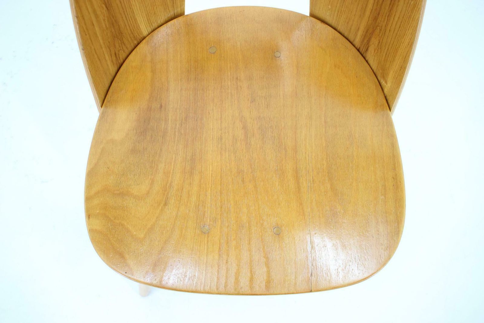 Furniture 1960s Antoni Suman Chair In Walnut, Czechoslovakia photo