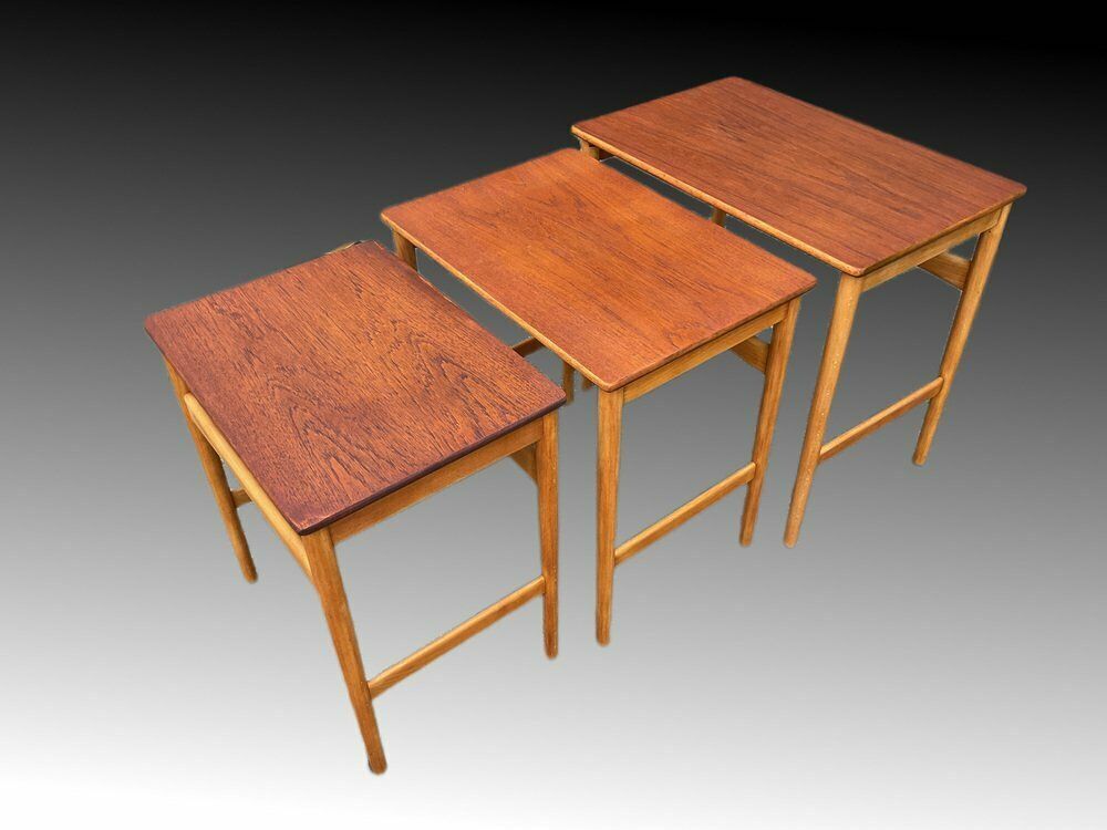 photo for sale Nesting Tables By Hans J. Wegner For Andreas Tuck, Denmark, 1950s, Set Of 3