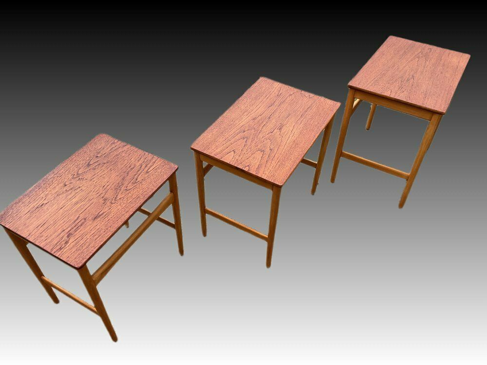 photo buy Nesting Tables By Hans J. Wegner For Andreas Tuck, Denmark, 1950s, Set Of 3