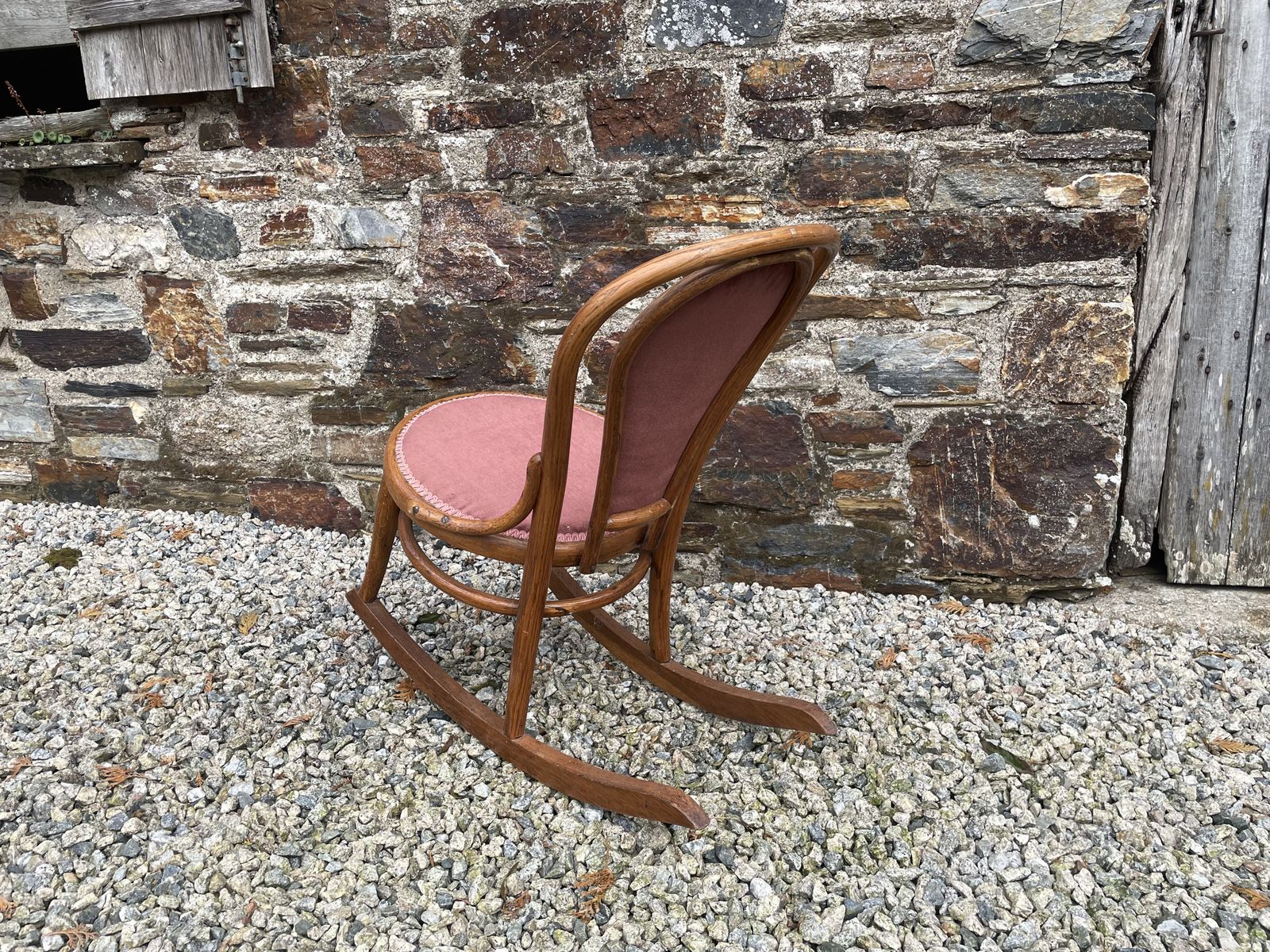 Lovely Small Bentwood Rocking Chair. photo furniture