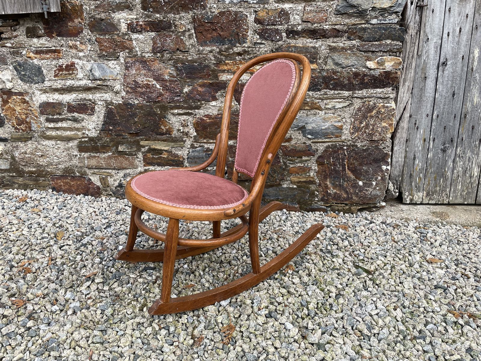 Lovely Small Bentwood Rocking Chair. photo Furniture