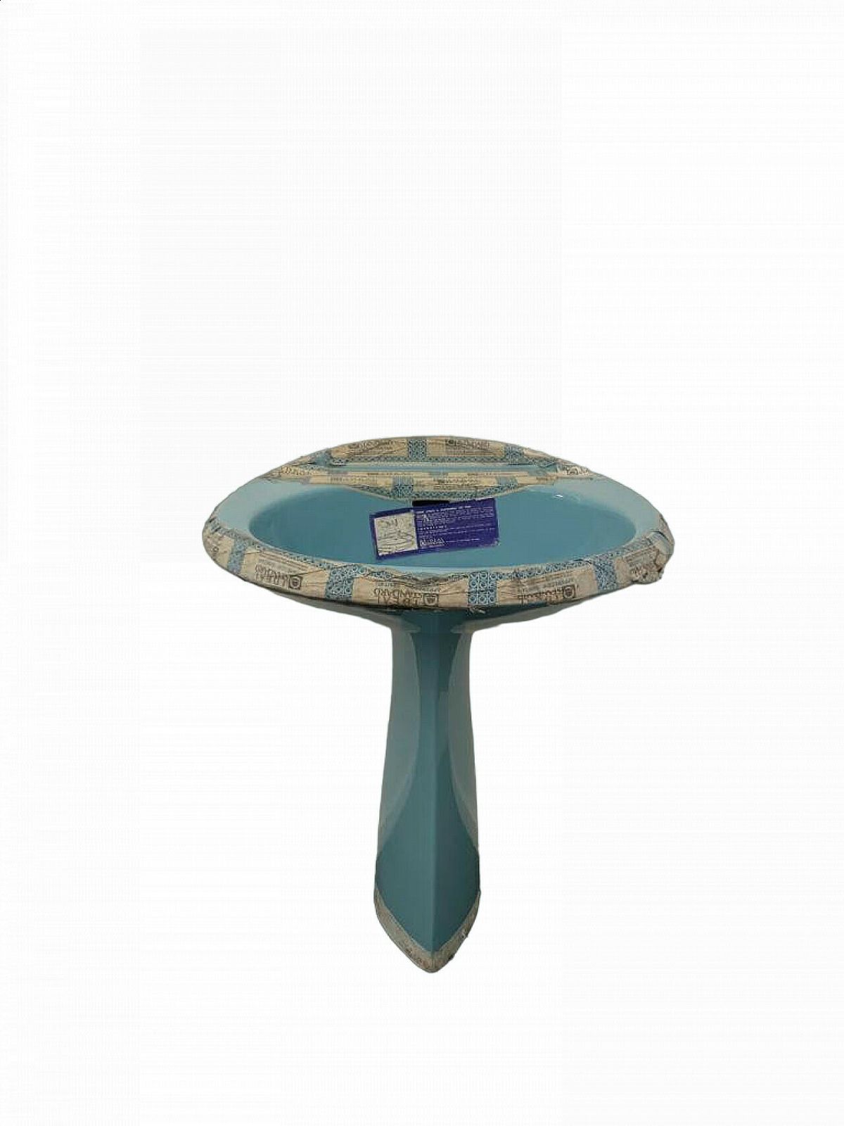 Ellisse Washbasin Light Blue By Ideal Standard, 1970s