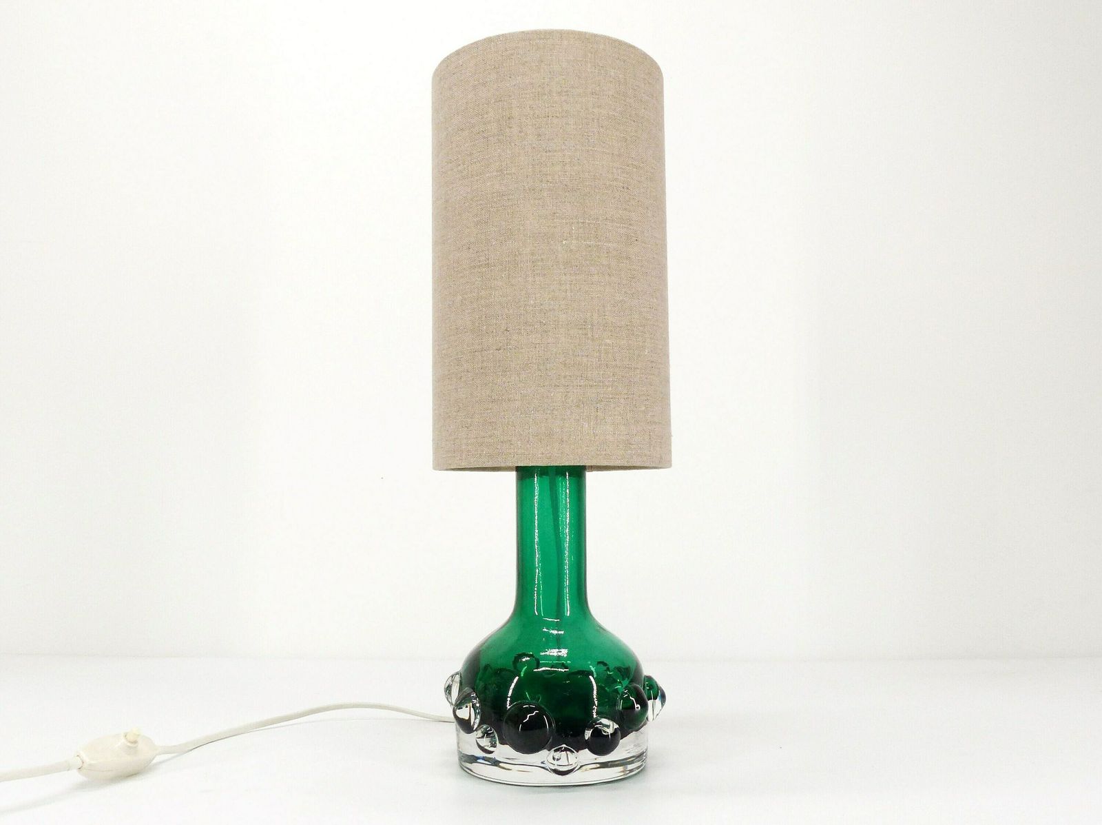 Brutalist Kosta Glass Lamp Hans Owe Sandeberg Sweden 1960