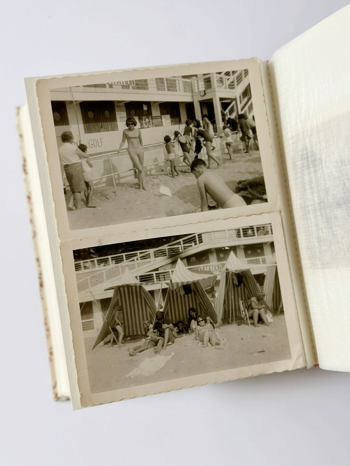 2 Vintage Photo Albums With Photos Inside. French Family Photo Album photo vinterior