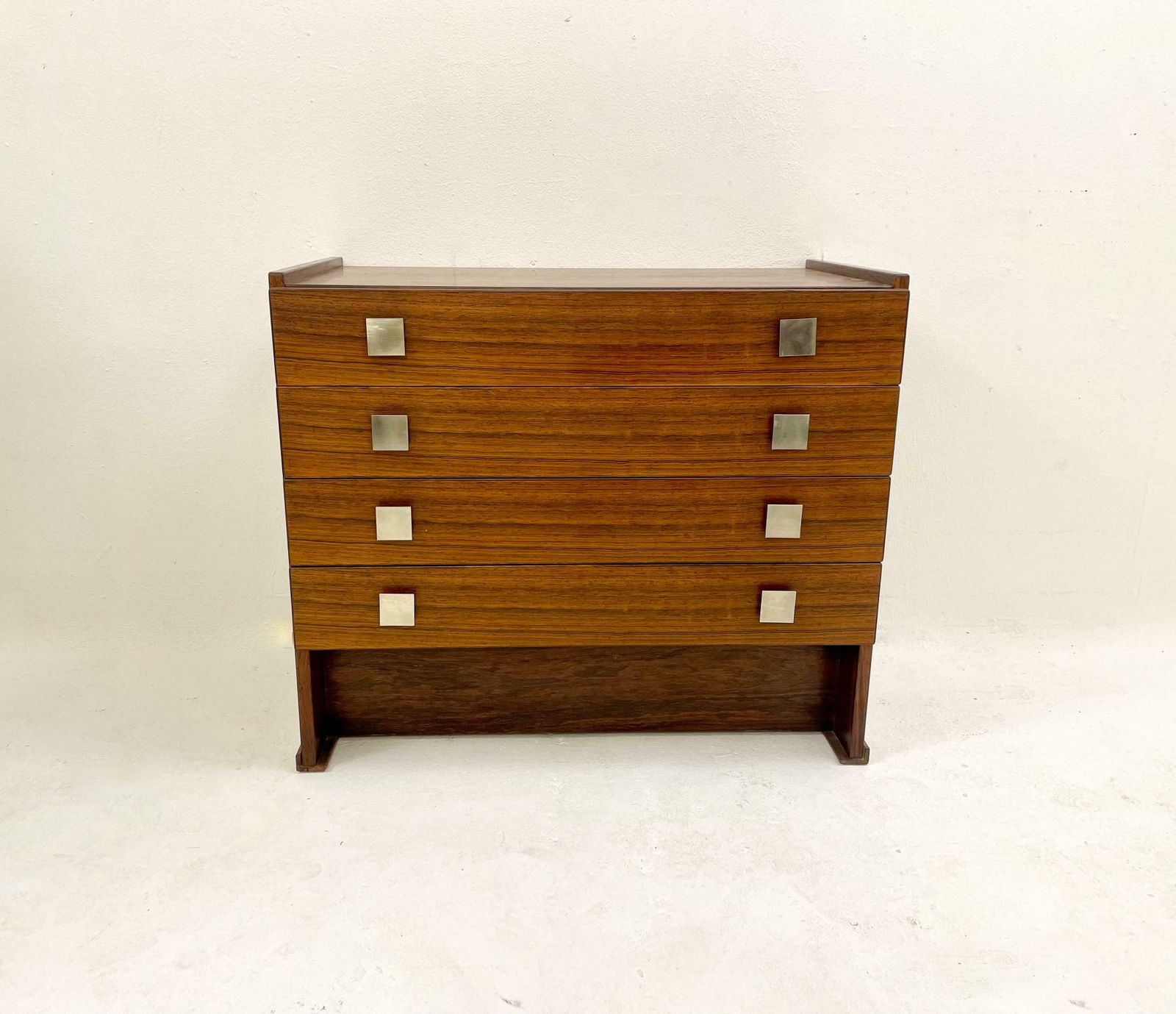 Mid Century Modern Wooden Chest Of Drawers, Italy, 1960s photo vinterior