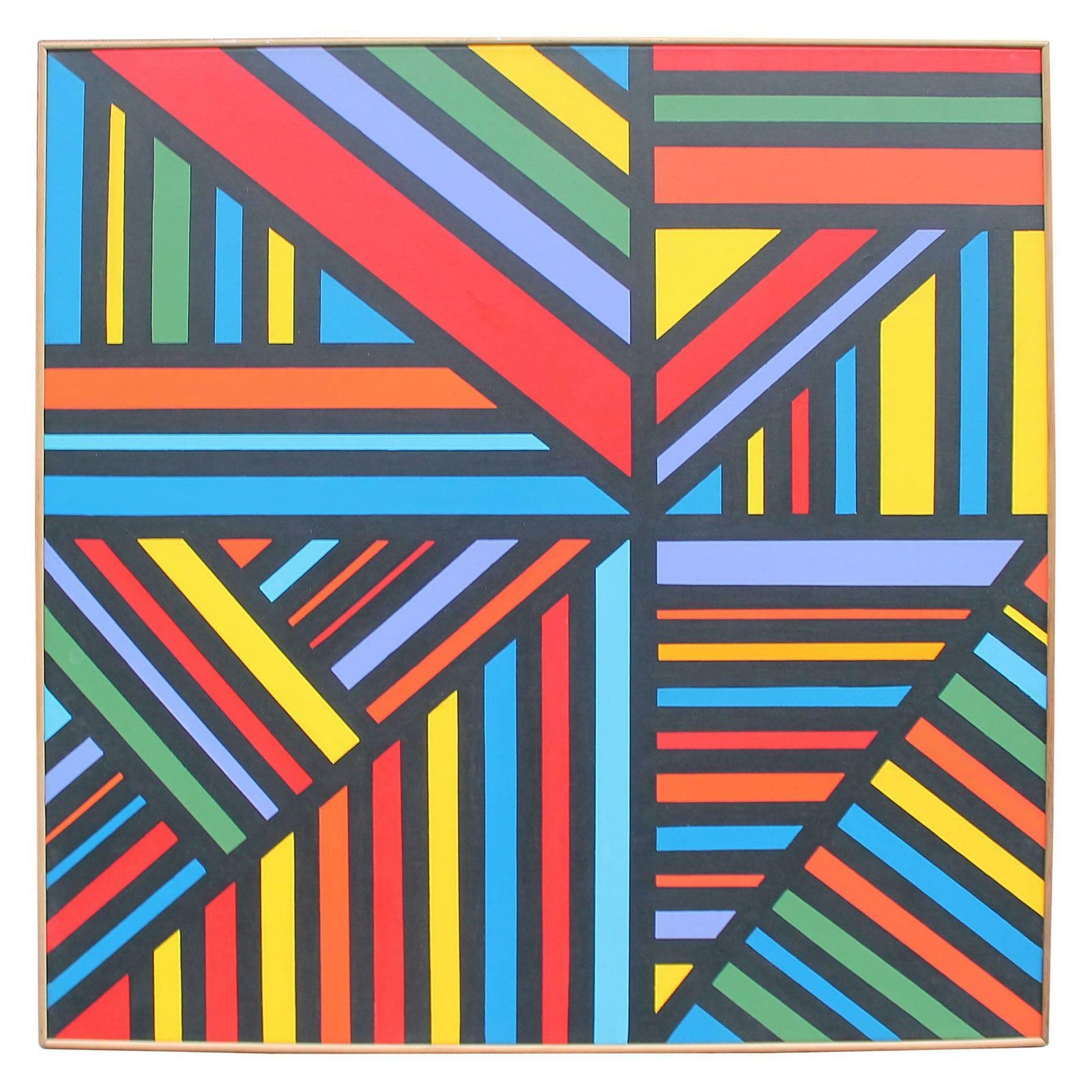 Oil On Canvas By Guy Vandenbranden, Belgium, 1984