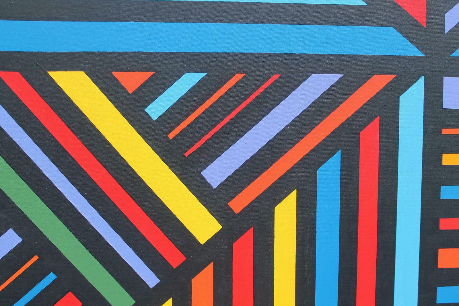 Oil On Canvas By Guy Vandenbranden, Belgium, 1984 photo for sale