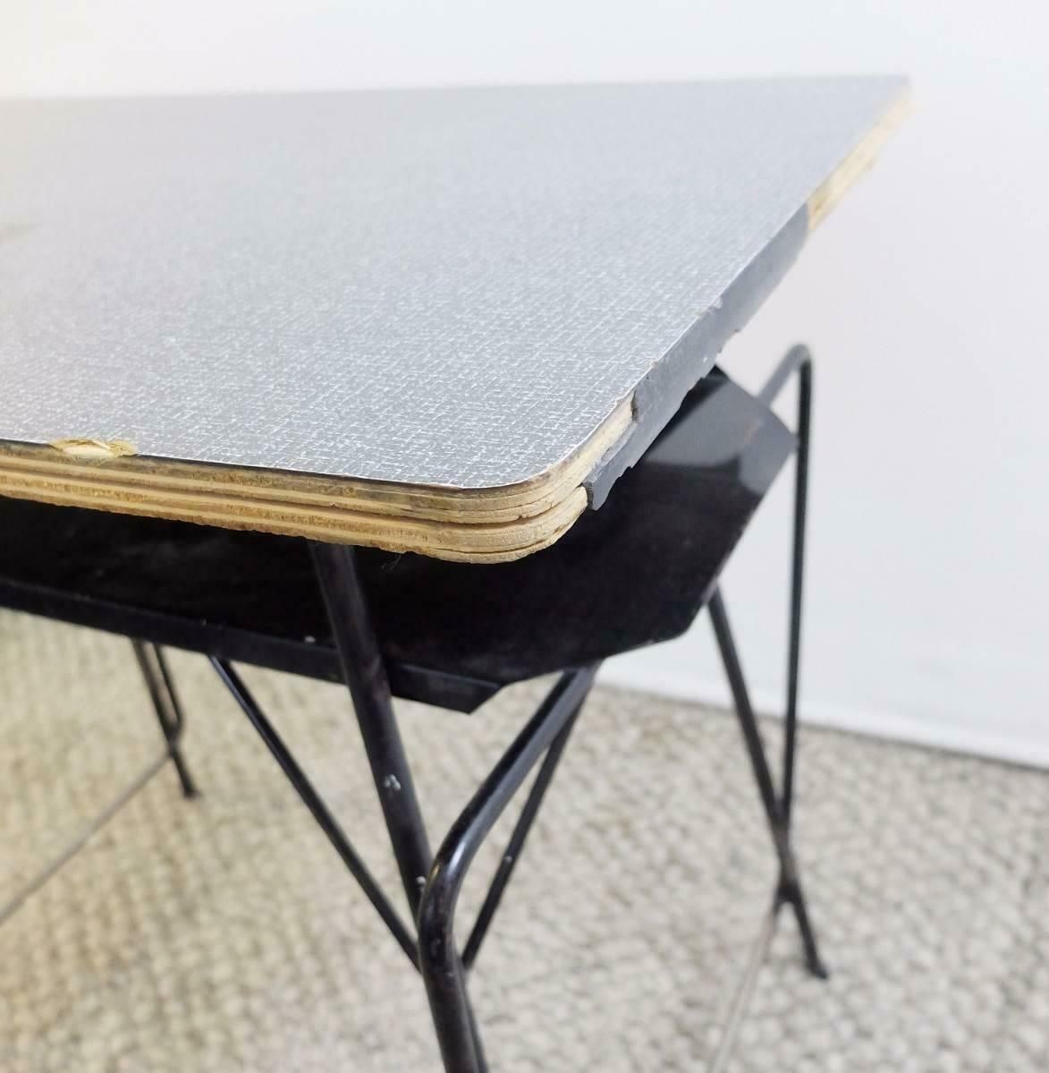 Willy Van Der Meeren Desk For Tubax, Circa 1950, Formica, Metal, Wood, 38 Avai photo furniture