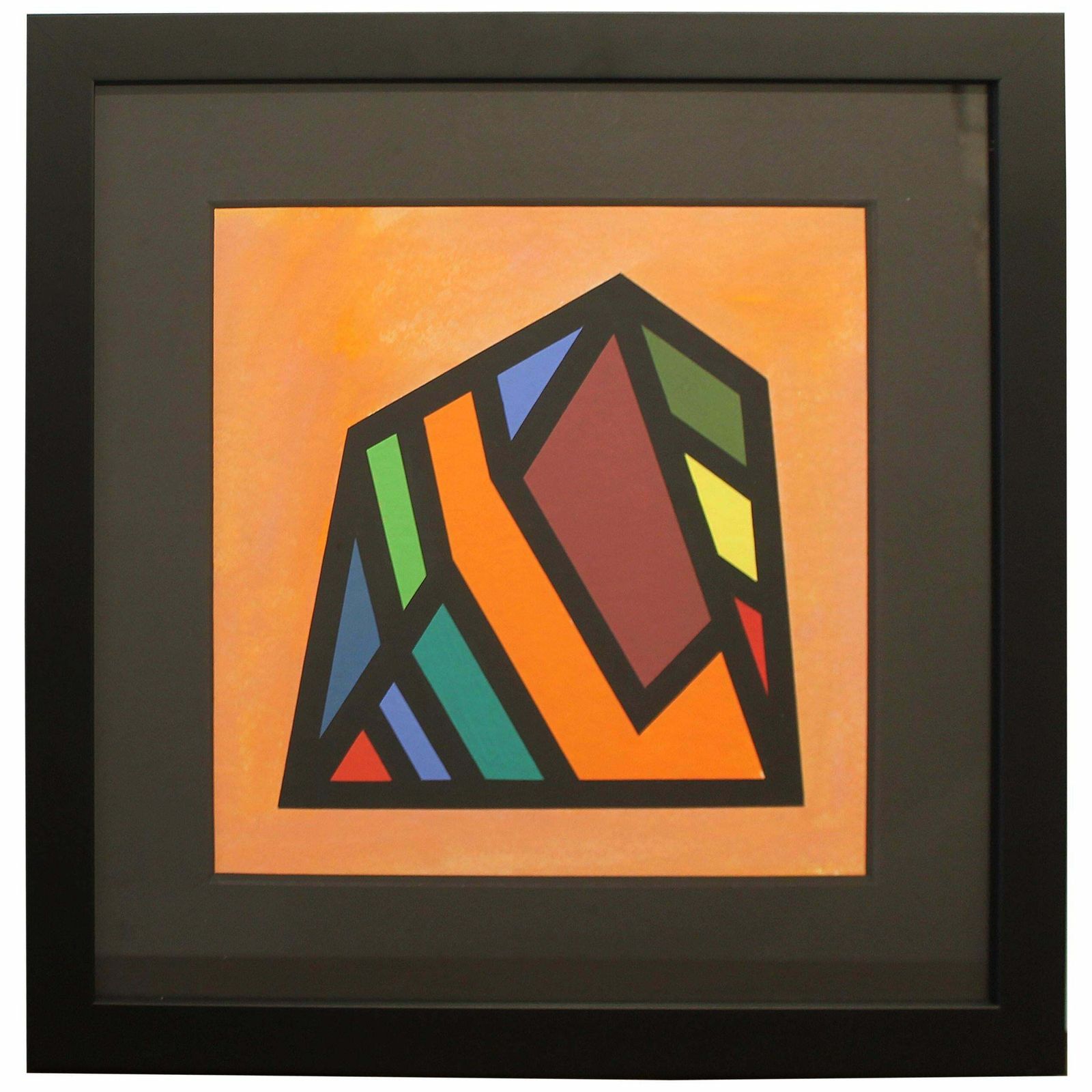 Water Painting By Guy Vandenbranden, Belgium, 1989