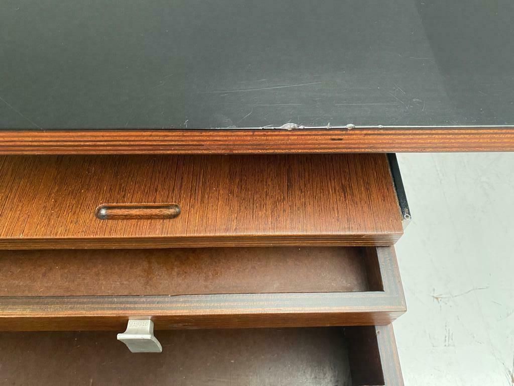 Desk By Jules Wabbes For Mobilier Universel, Belgium, 1960s photo vinterior