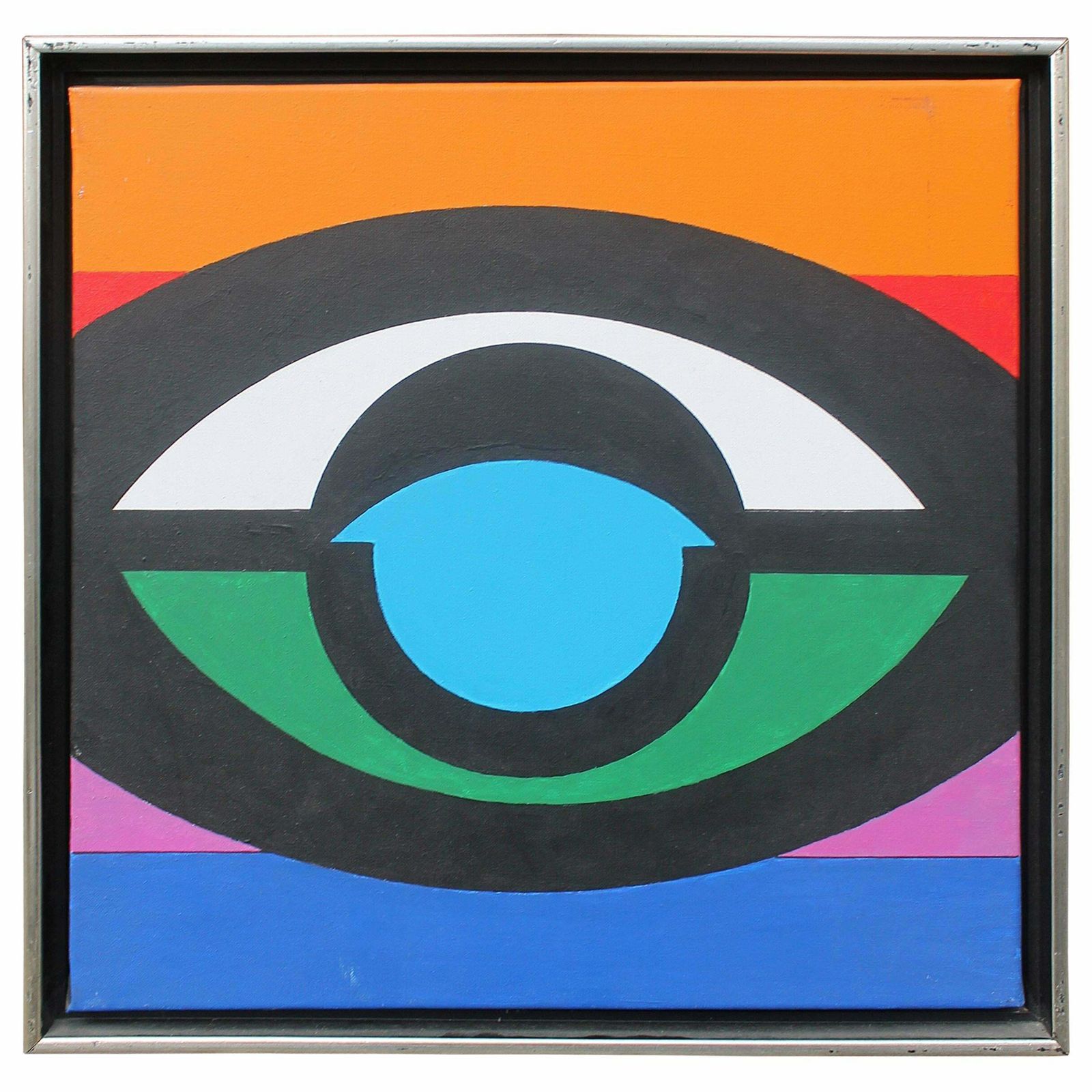 Oil On Canvas By Guy Vandenbranden, Belgium, 2000
