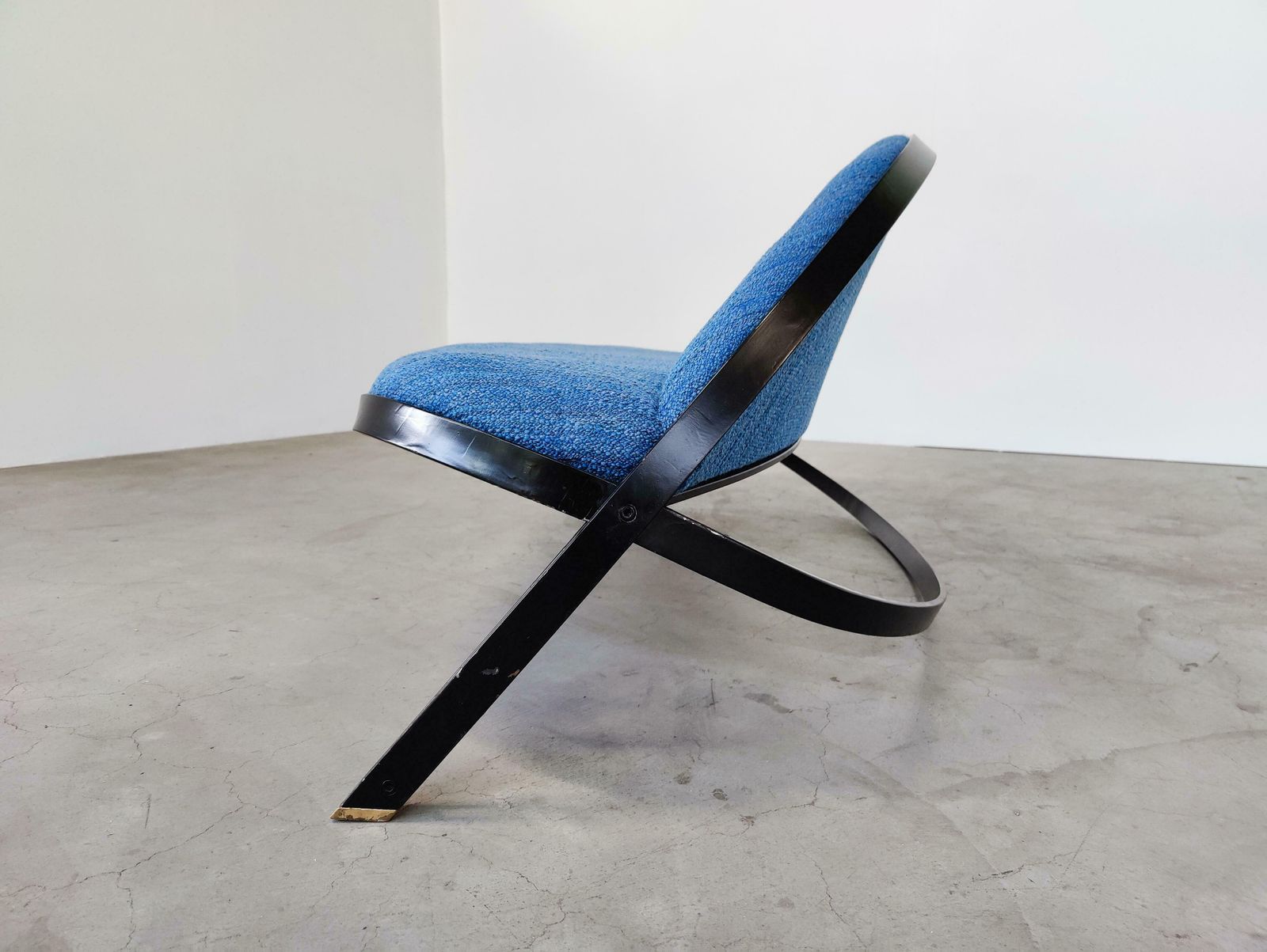 photo furniture Mid Century Modern Blue ''Saturno'' Sofa By Gastone Rinaldi For Rima, Italy, 1957