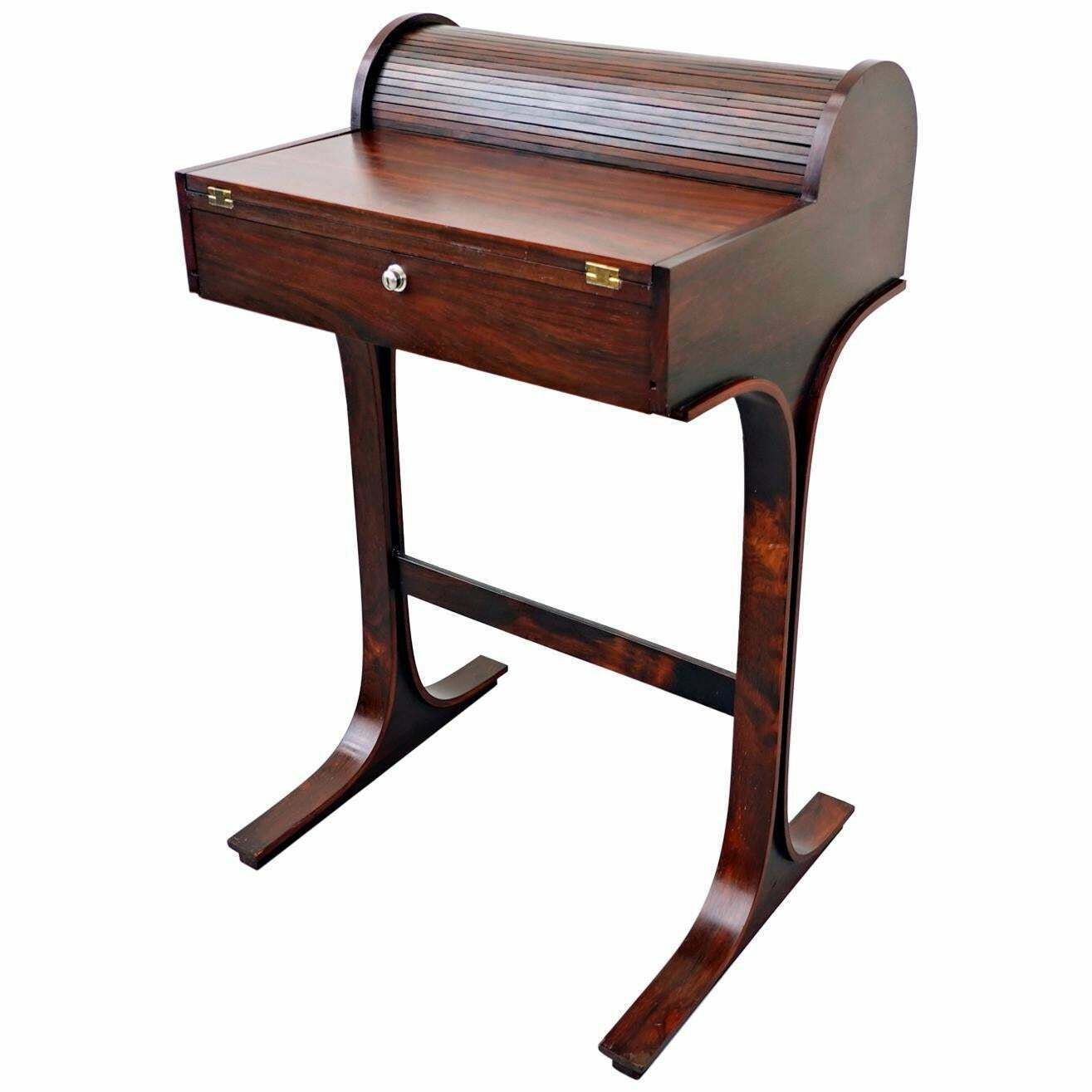 Mid Century Modern Gianfranco Frattini Secretary For Bernini, 1950s