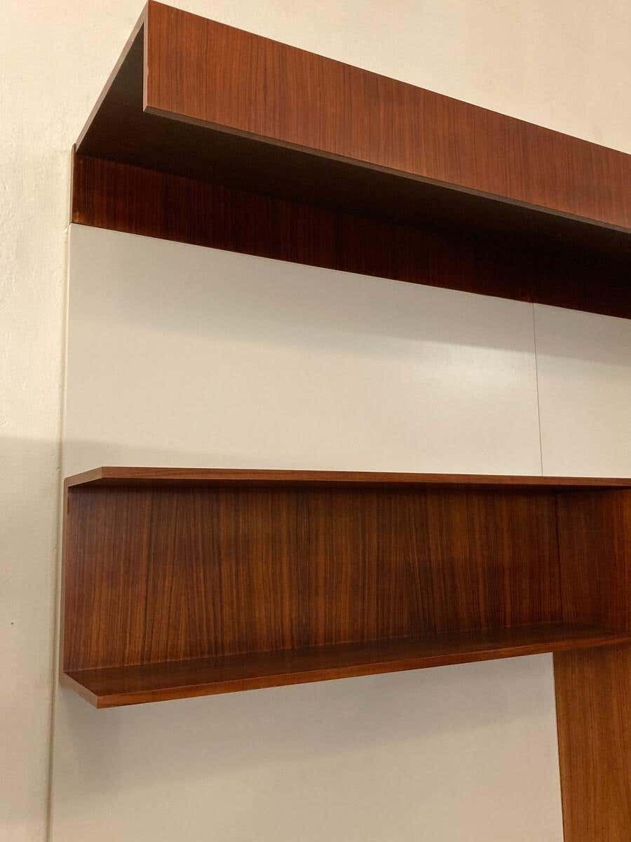 Mid Century Modern German Wall Unit, Wood, 1970s photo 3503.0