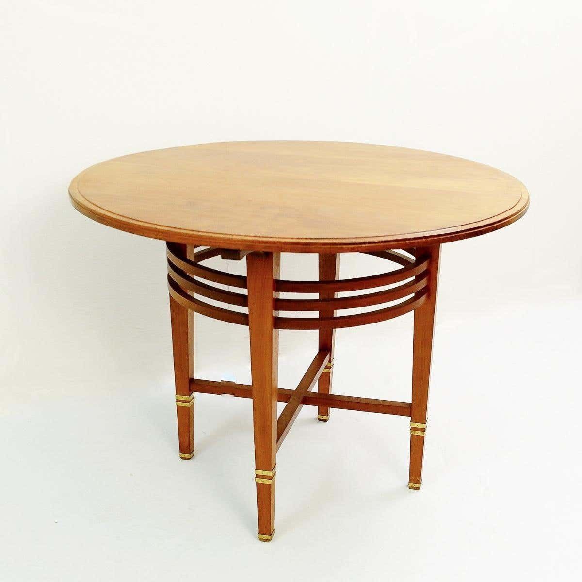 Liszt Table By Gustave Serrurier Bovy, Mahogany And Brass, 1900s photo furniture