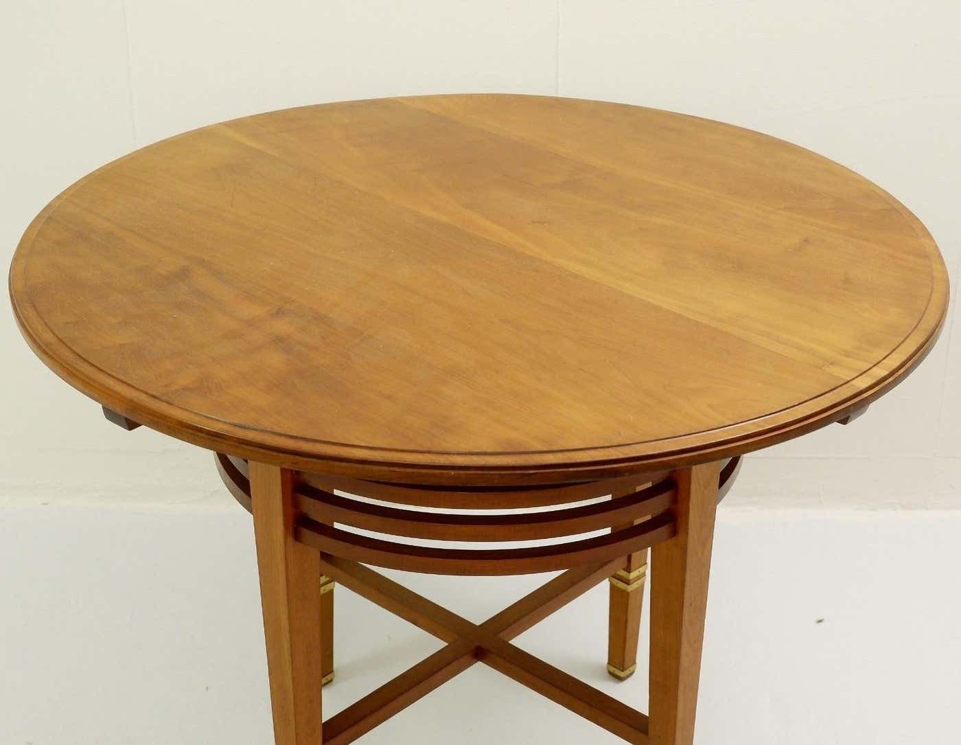 Liszt Table By Gustave Serrurier Bovy, Mahogany And Brass, 1900s photo vinterior