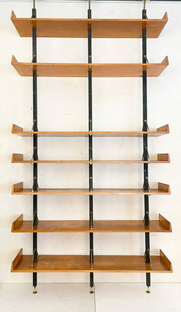 Mid Century Modern Bookshelf By Angelo Mangiarotti And Bruno Morassutti, Italy, 1950s
