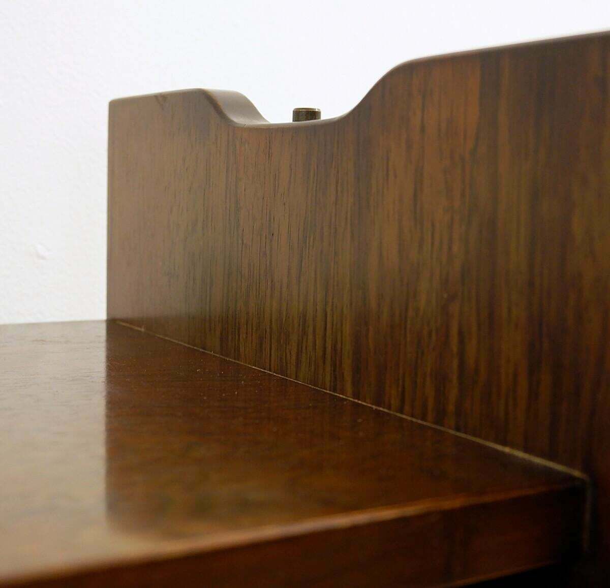 Mid Century Modern Wooden Secretary Desk, Italy, 1970s photo 1539.0