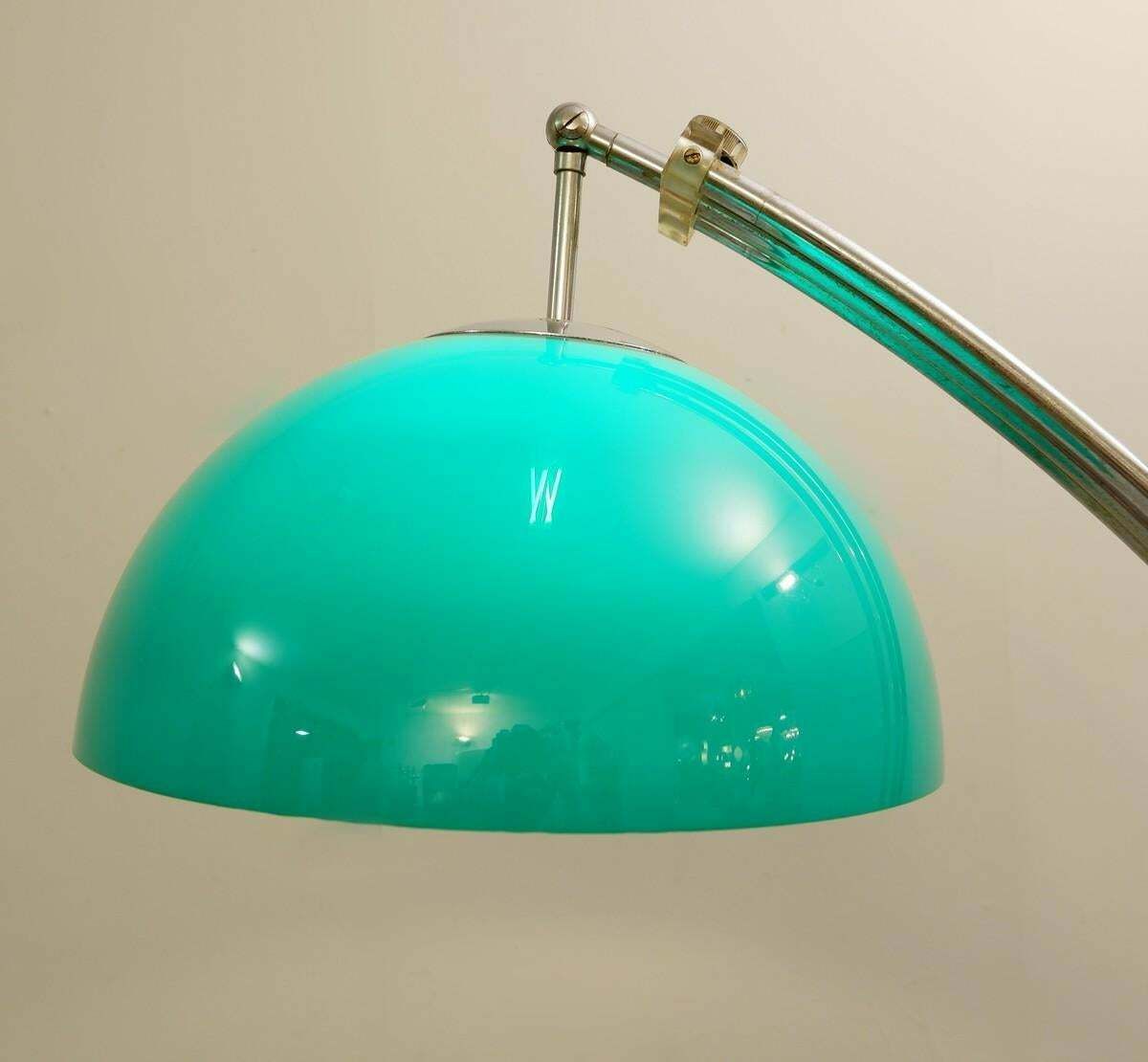 Floor Lamp Adjustable Arc By Harvey Guzzini For Meblo, 1970s photo furniture