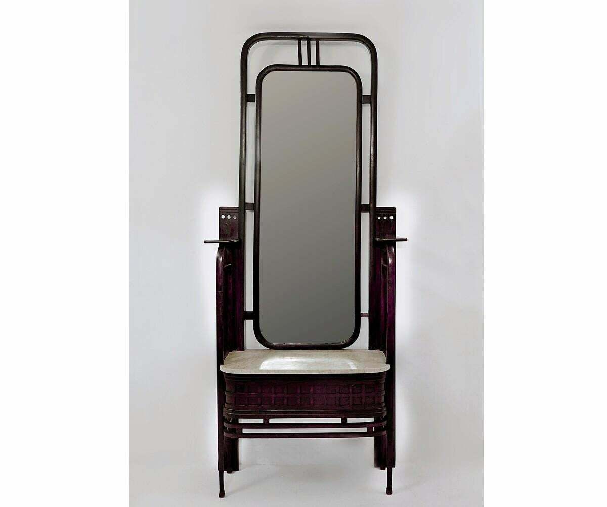 photo for sale Art Nouveau Hall Stand In The Style Of Joseph Hoffmann, 1930s