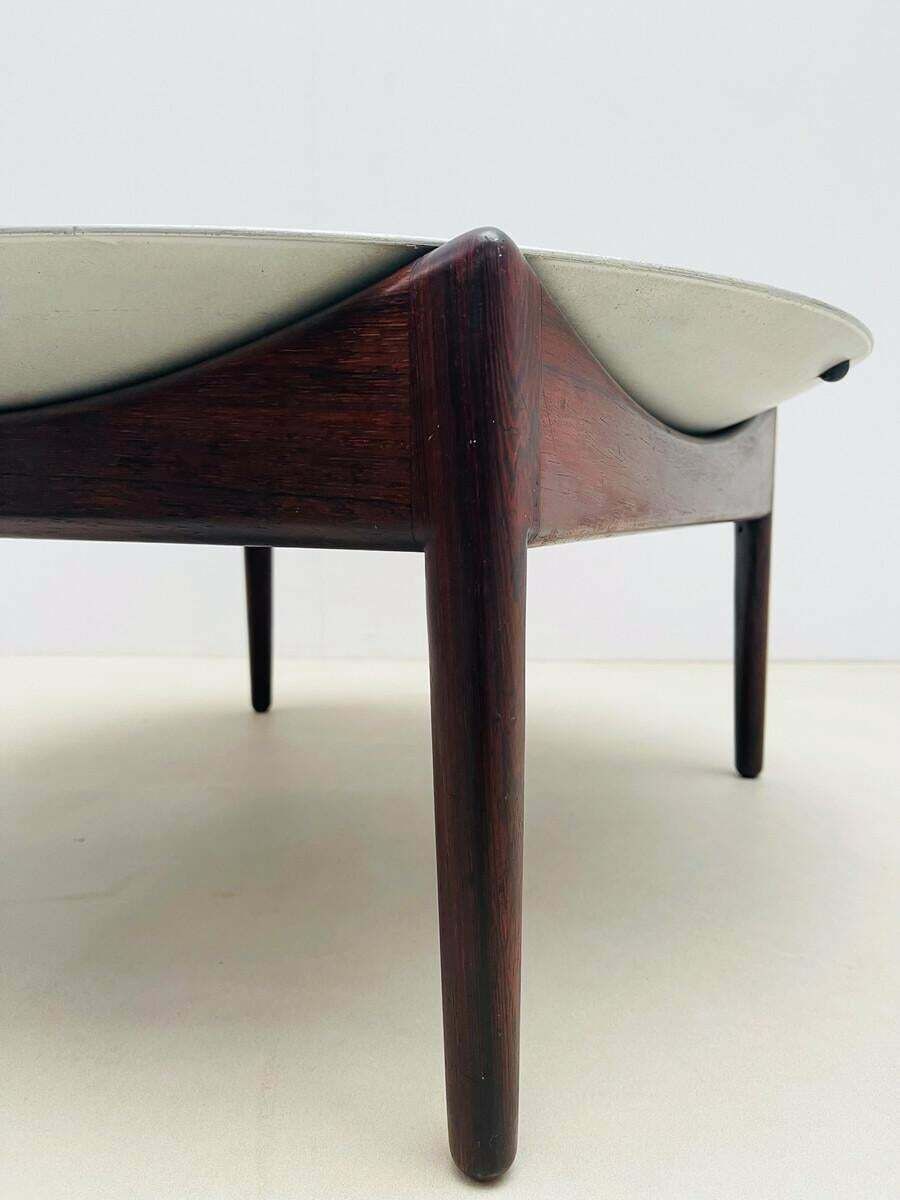 Mid Century Modern Coffee Table, Wood And Chrome, Italy, 1970s photo for sale