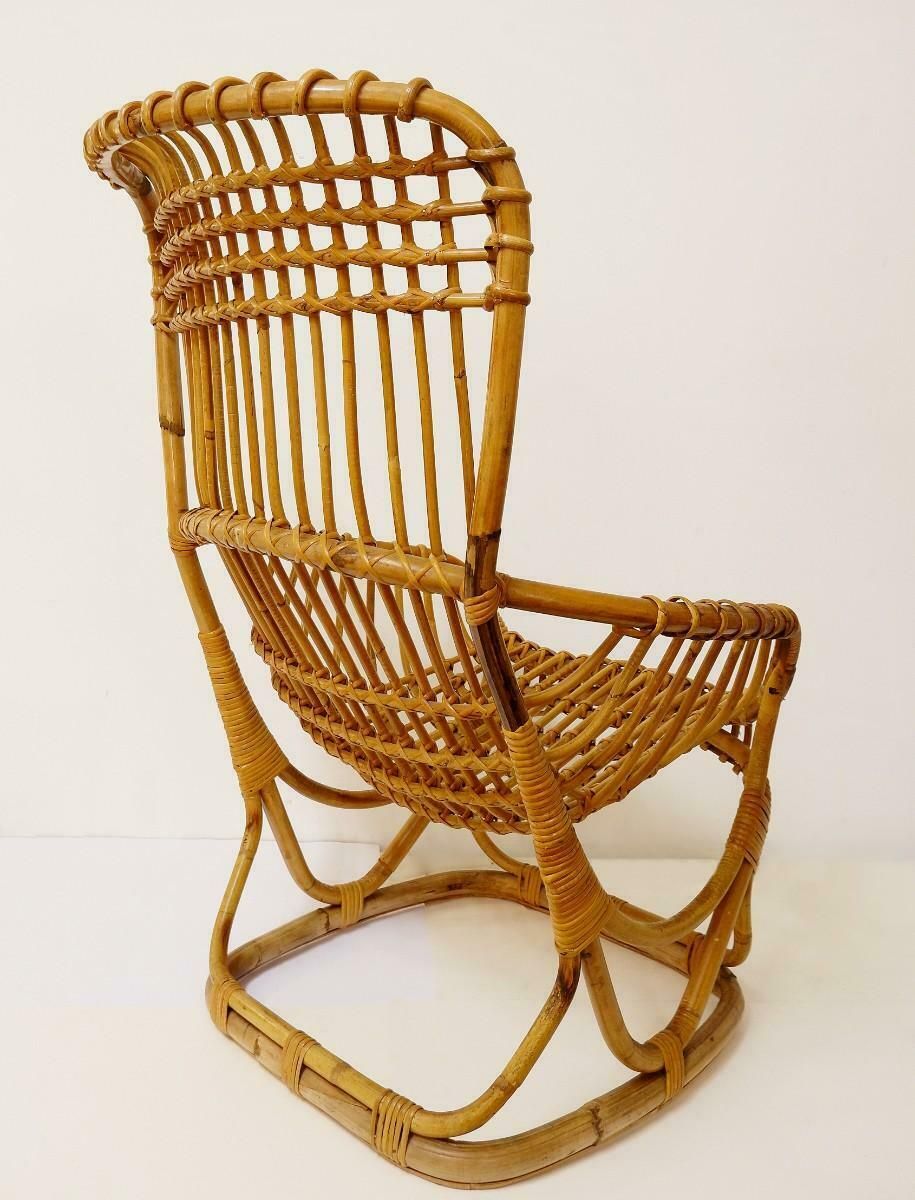 Pair Of Rattan Armchairs, 1970s photo vinterior
