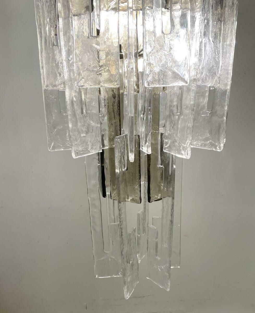Mid Century Modern Italian Ceiling Light By Carlo Nason, Murano Glass, 1960s photo for sale