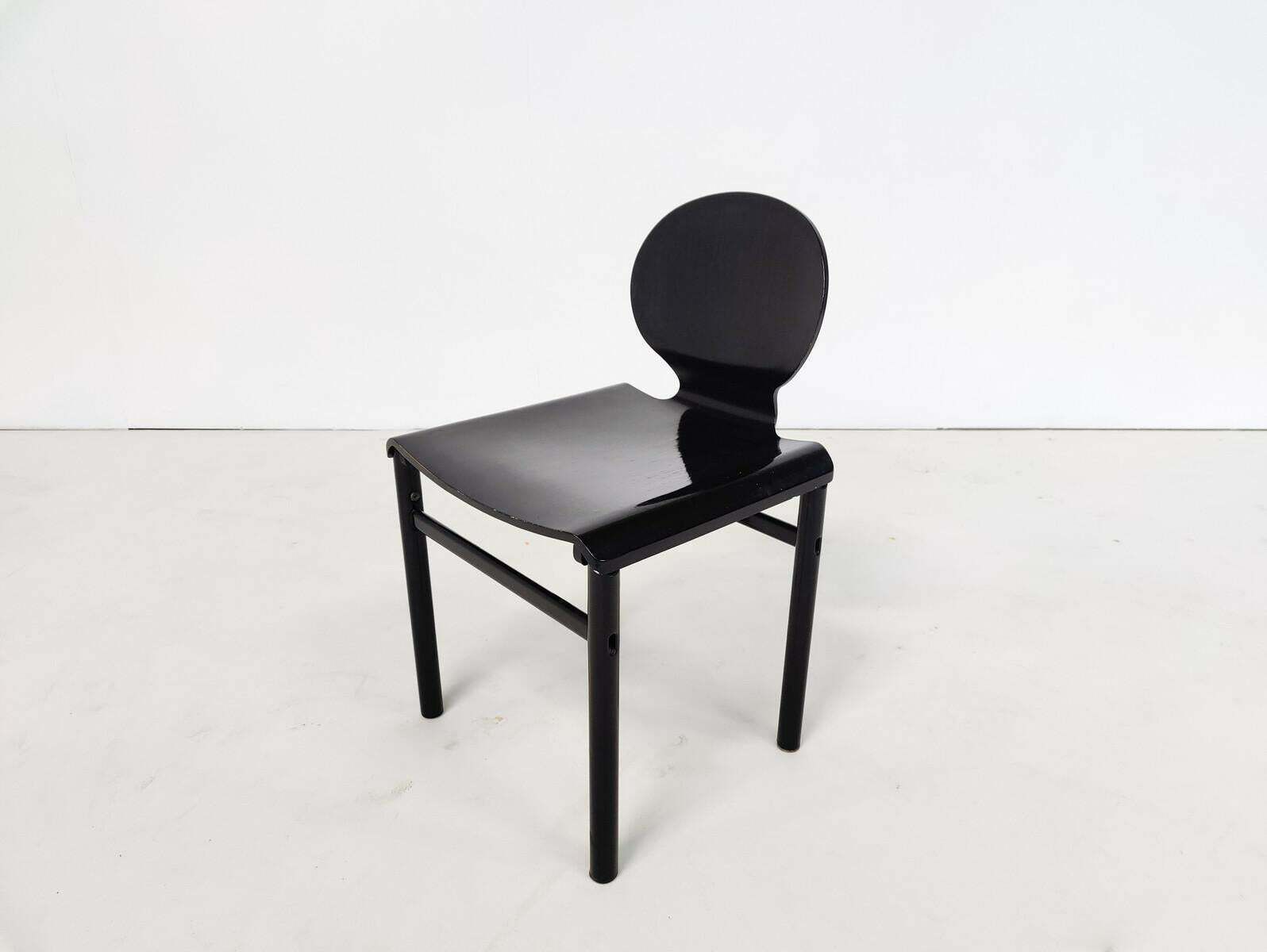 Mid Century Modern Rare Set Of 4 Chairs By Afra And Tobia Scarpa, Molteni, 1960s photo 9552.0