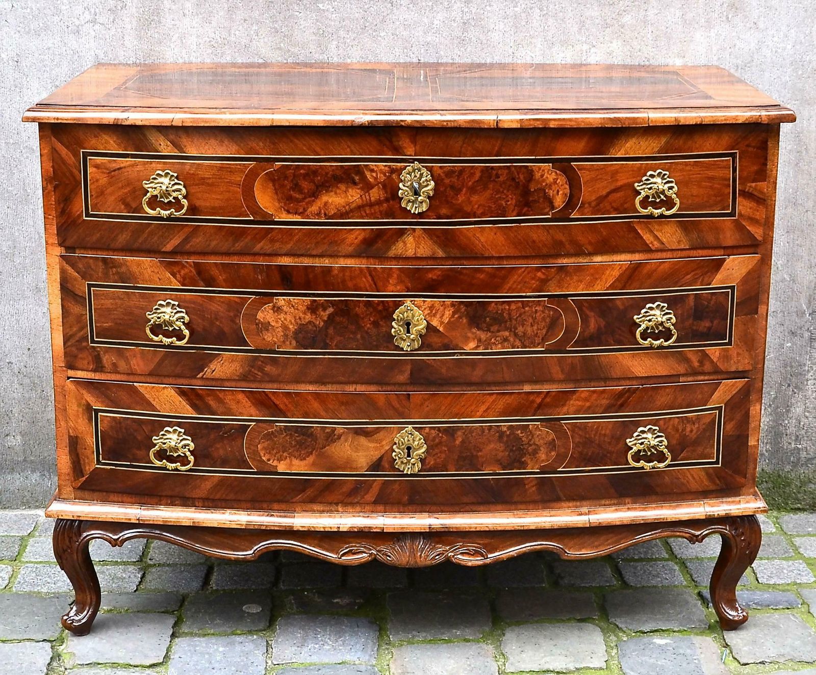 18th Century German Marquetry Chest Of Drawers photo buy