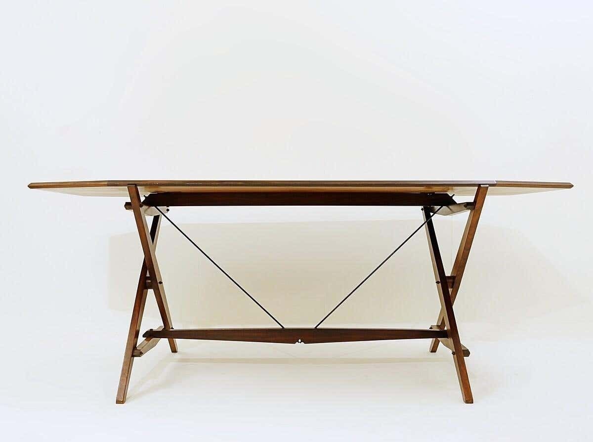 Mid Century Modern Tl2 Cavalletto Desk/Dining Table By Franco Albini For Poggi photo for sale