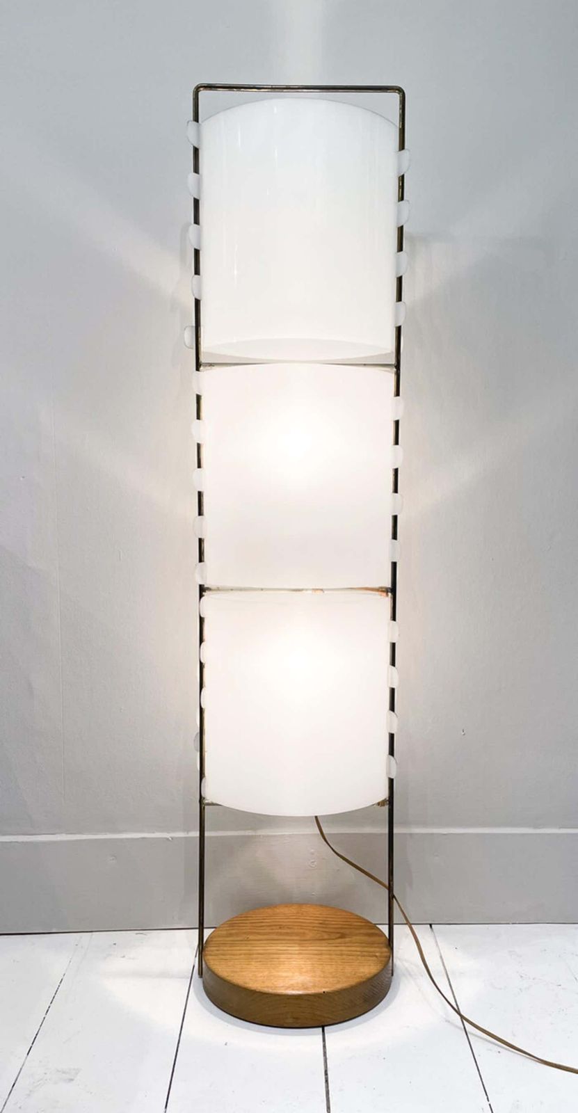 Mid Century Floor Lamp M1 By Joseph  André Motte For Huchers Minvielle, 1950s photo Lighting