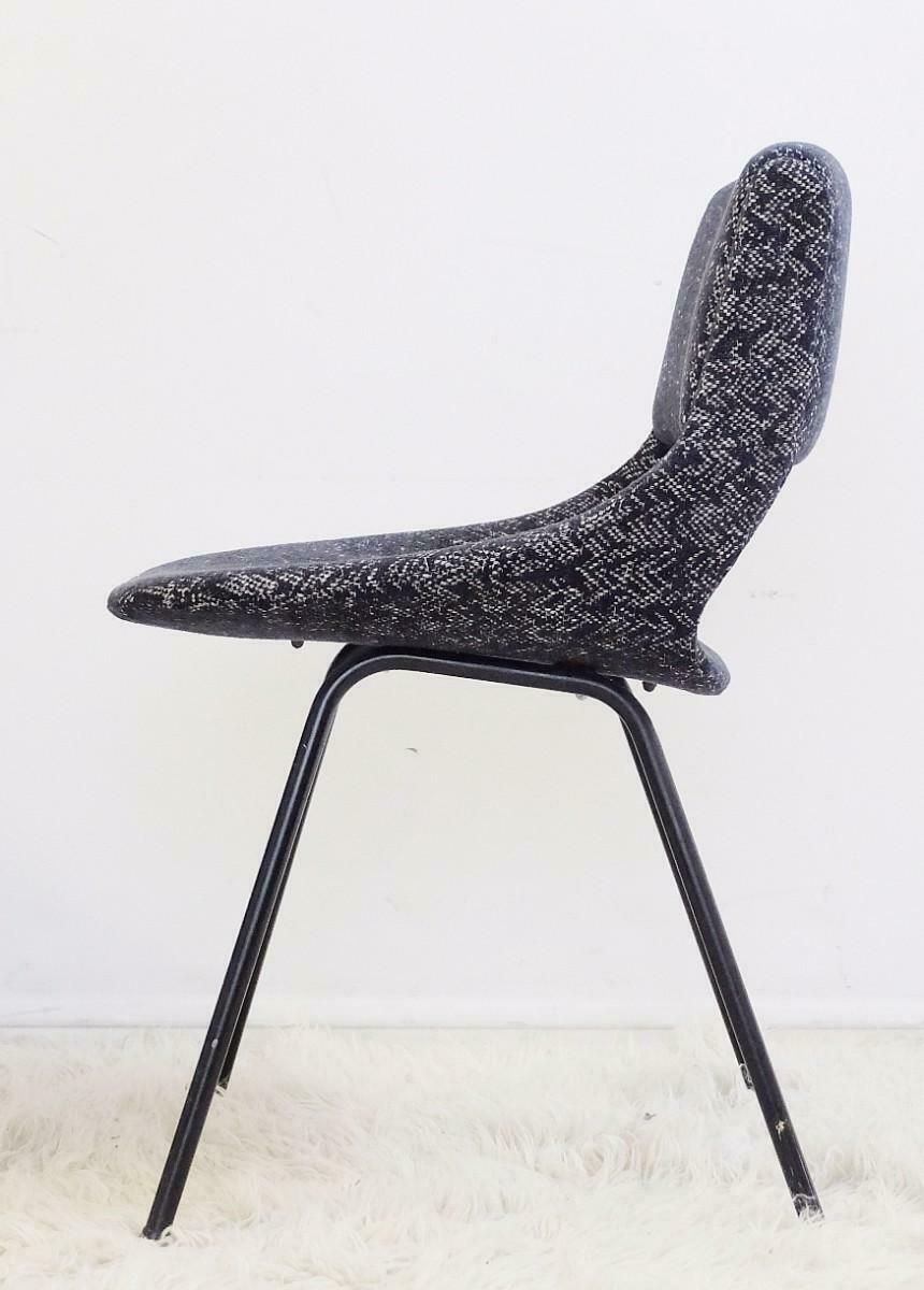 Pair Of Chairs By Louis Paolozzi For Zol, New Upholstered photo for sale