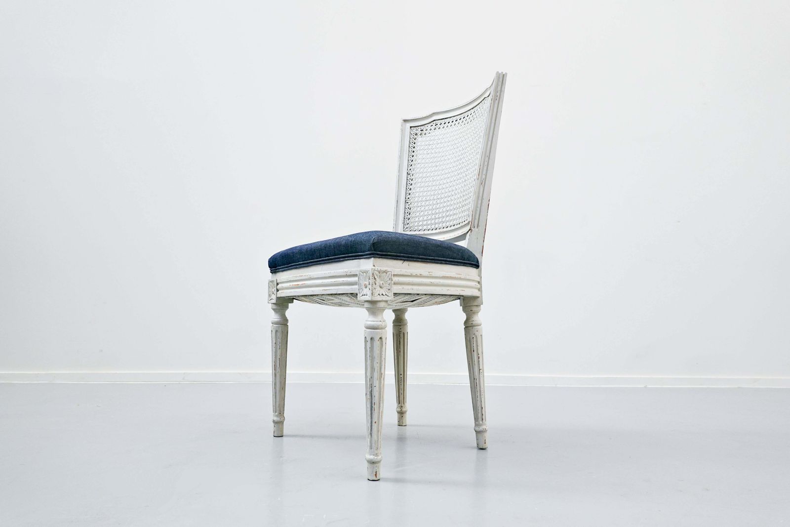 Set Of 8 Chairs, Louis XVI Style, New Upholstery photo 4458.0