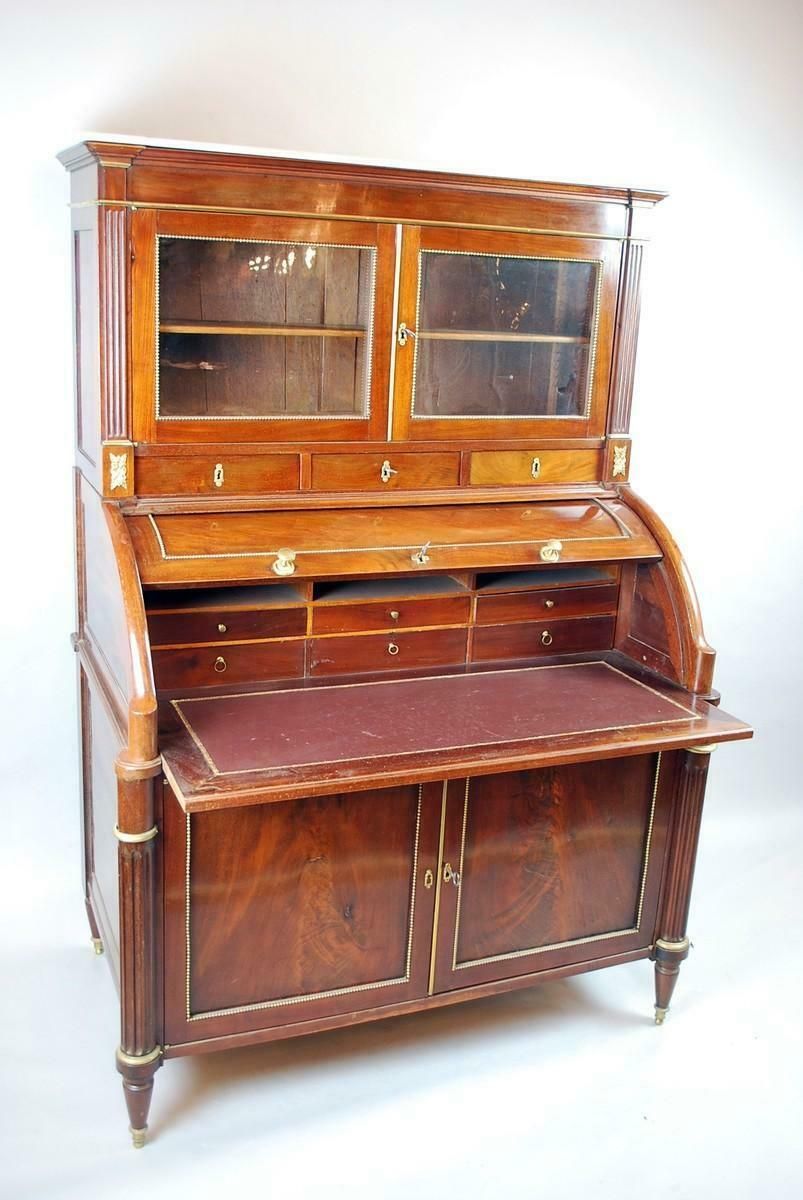 Louis XVI Cylinder Secretary, 18th Century And Earlier photo Furniture