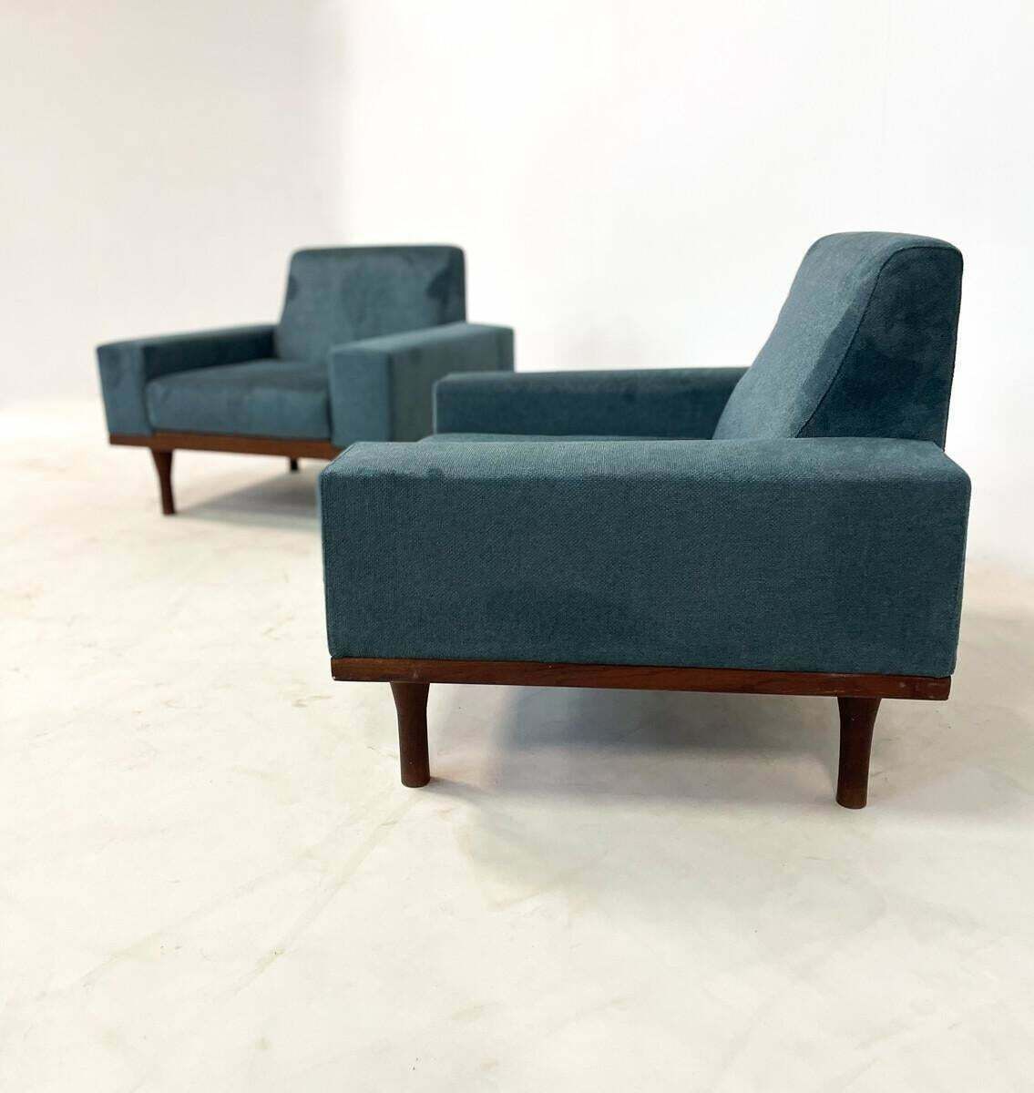 Mid Century Modern Pair Of Armchairs Model "Australia" By Illum Wikkelsø photo buy