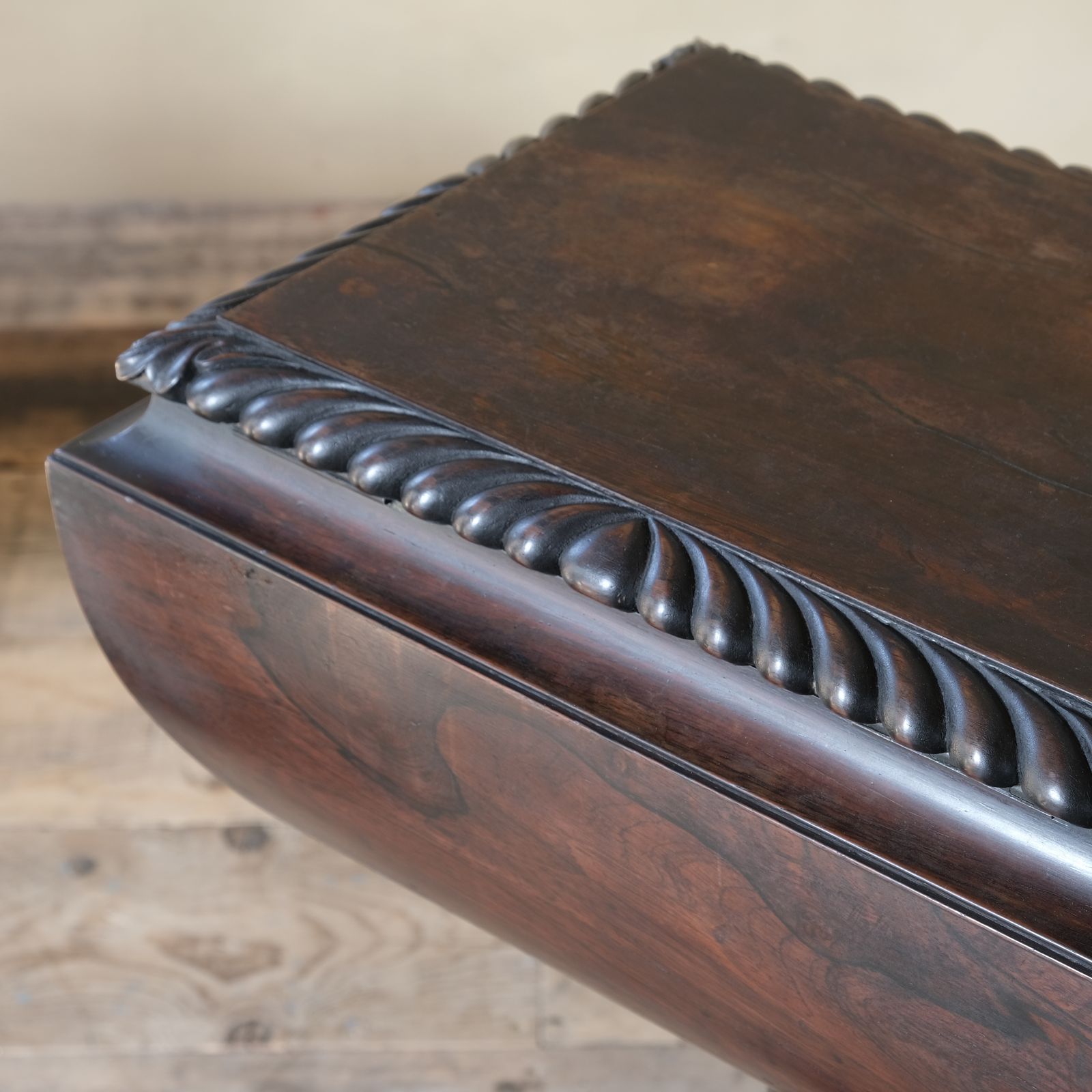 Antique Regency William IV Rosewood Teapoy photo Furniture