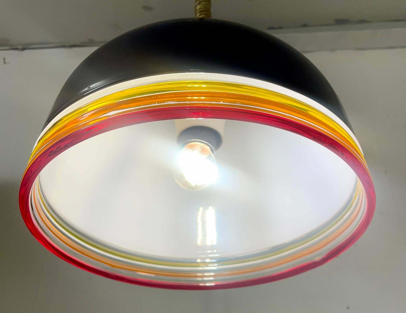 Pair Of Mid Century Murano Glass Suspensions By Roberto Pamio And Renato Toso photo buy