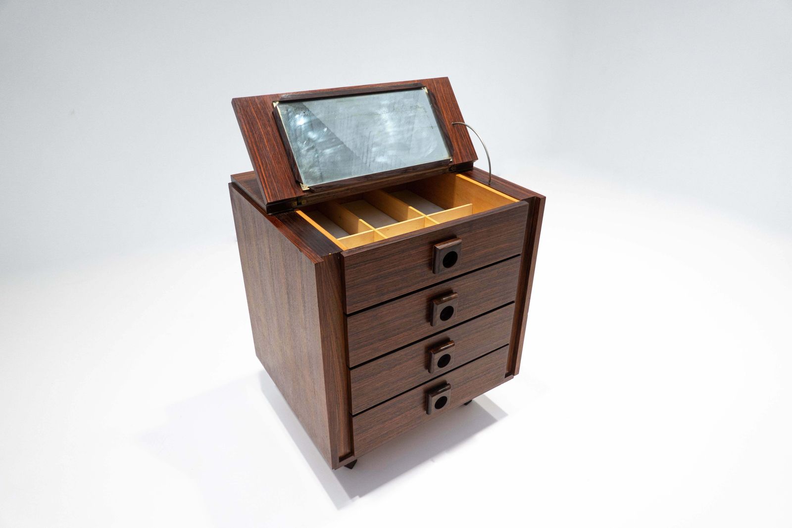 Mid Century Modern Italian Dressing Table, Teak, 1960s photo vintage