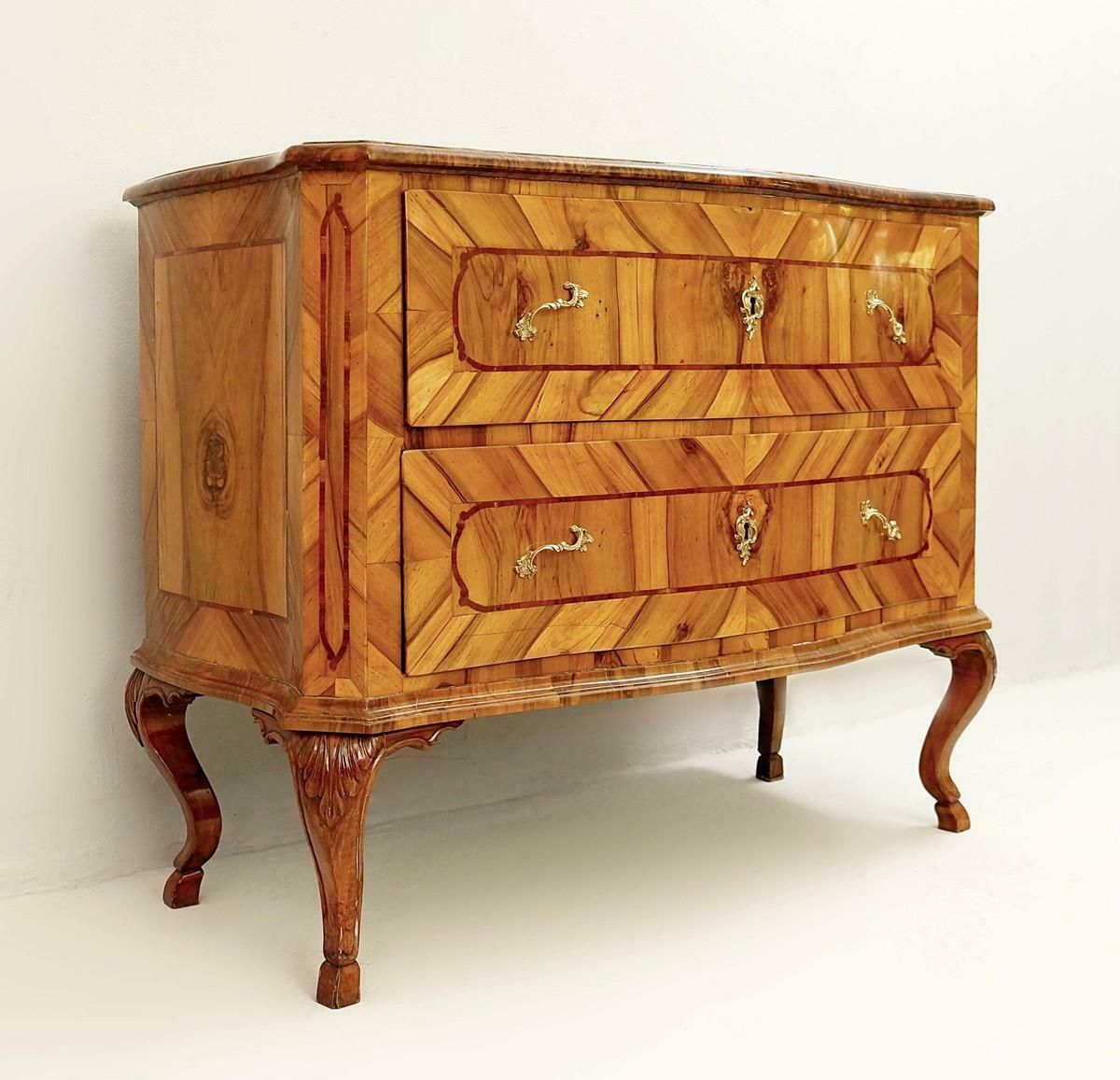 18th Century German Chest Of Drawers In Walnut photo furniture