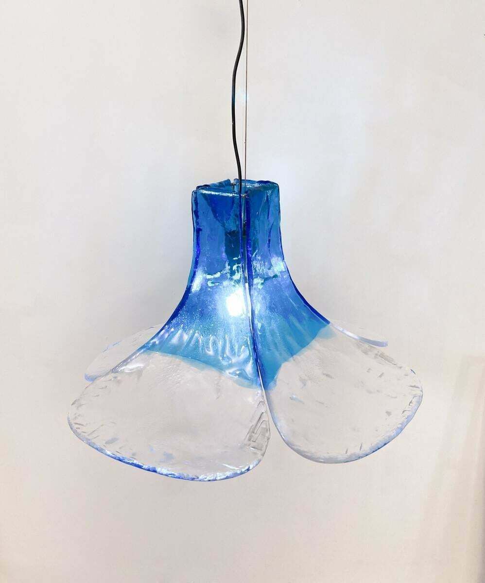 Mid Century Murano Glass Hanging Lamp By Carlo Nason, 1960s   2 Available photo for sale