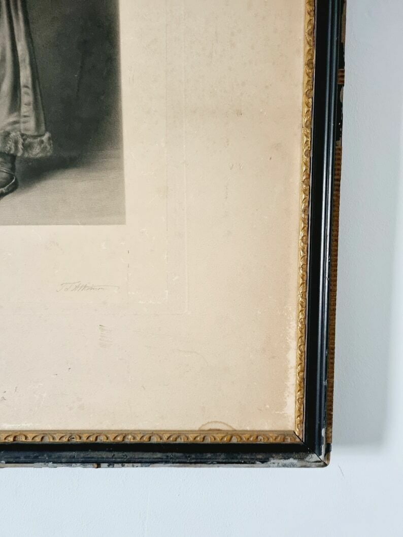 Very Large Antique Engraving Print By Kate Greenaway 1881 photo buy