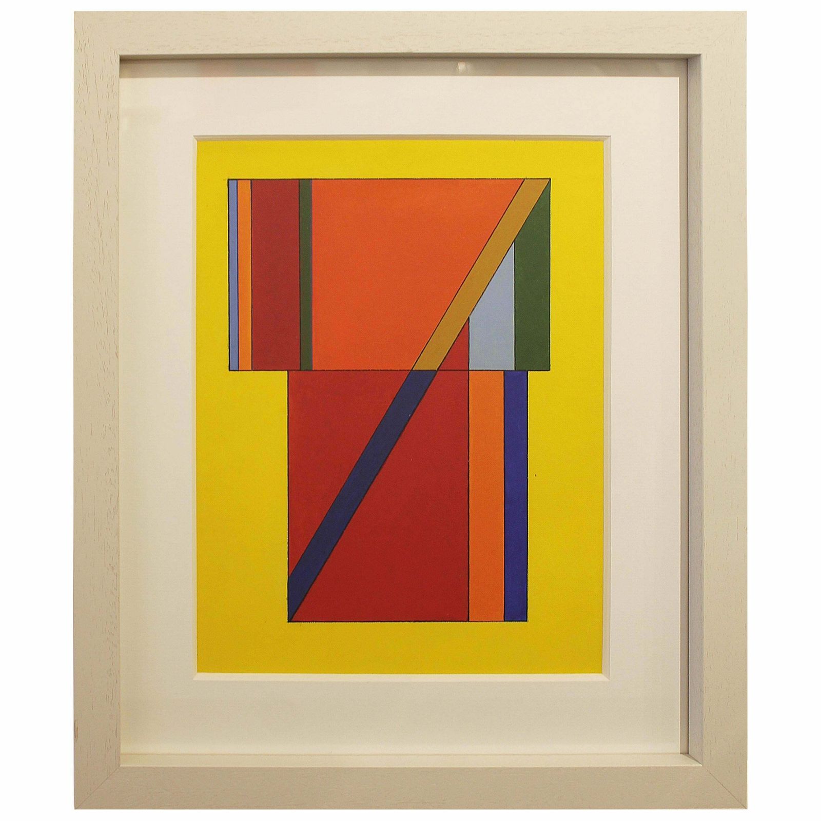 Water Painting By Guy Vandenbranden, Belgium, 1979