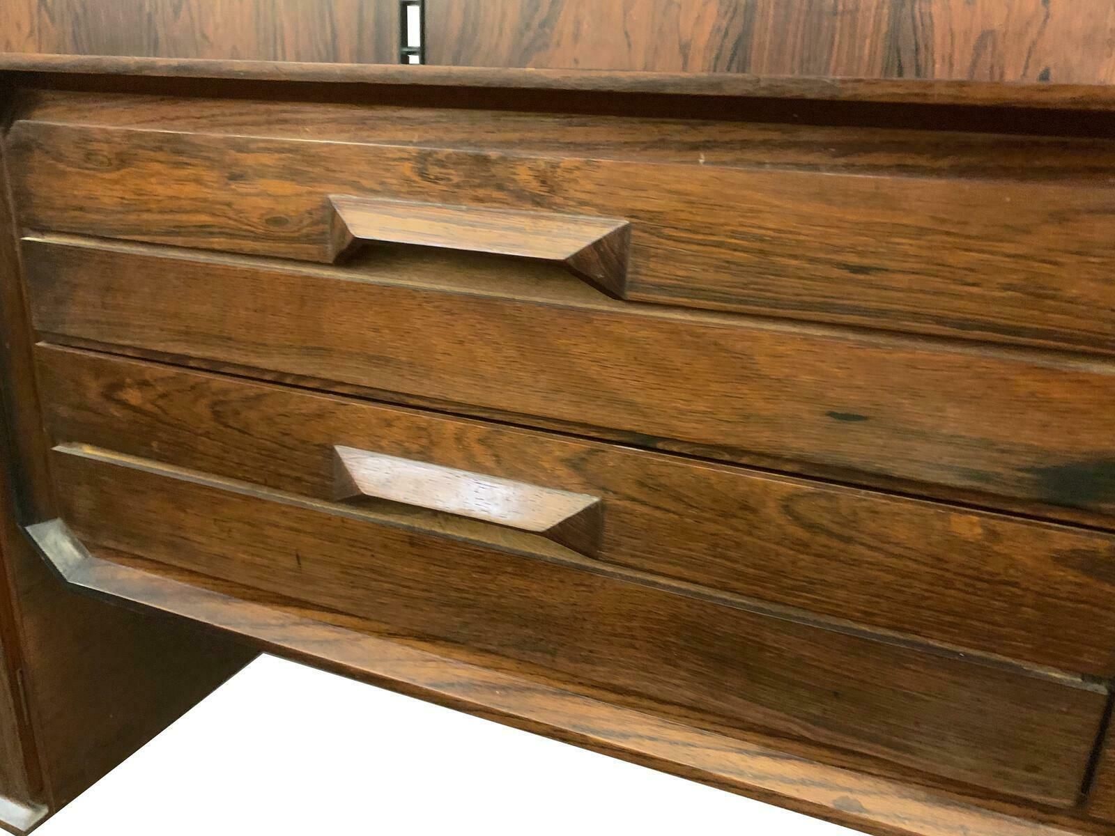 photo for sale Mid Century Modern Italian Wall Unit, Wood, 1960s