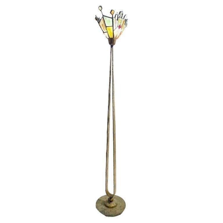 Mid Century Modern Poliarte Floor Lamp, Italy 1970s